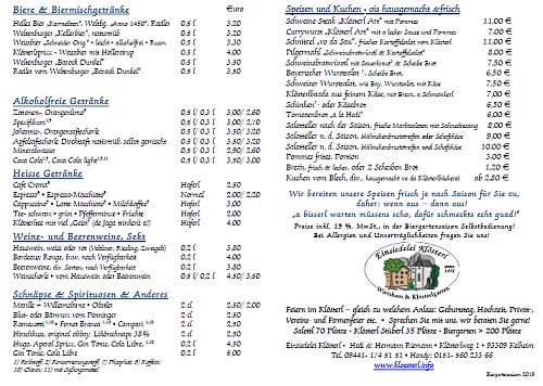 Biergsrtenkarte 2019 zum Ausdrucken