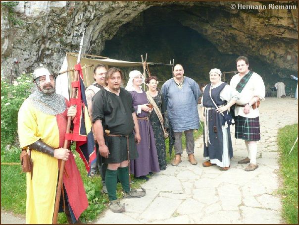 Edler Ritter aus Riedenburg mit Lagerleben Goldofen