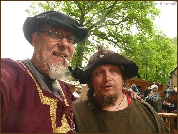 Hermanus Constructus Filucius-Hausl von der Einsiedelei Kl�sterl Bruderloch mit Andreas der Fr�hliche, der Kl�sterlquartiermeister