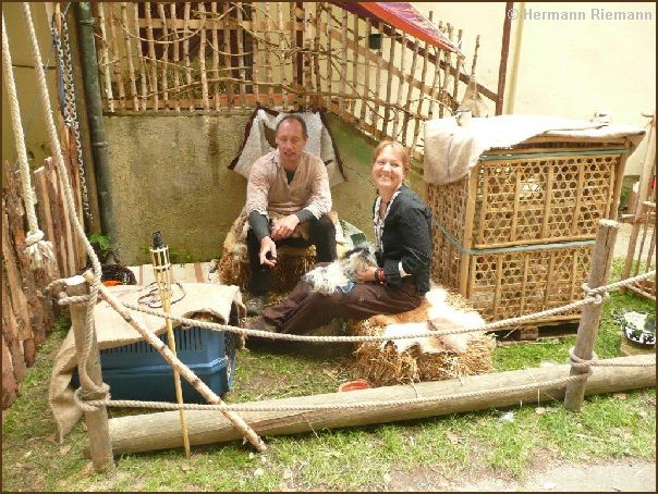 Karoline & Helmut mit da Viecher