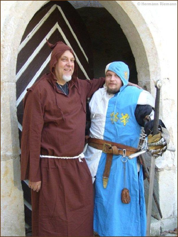 Kl�sterlbruder Hermanius vom Kl�sterl mit Ritter Andreas dem Fr�hlichen