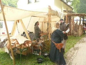 Edle Ritter mit Waib bei Albin