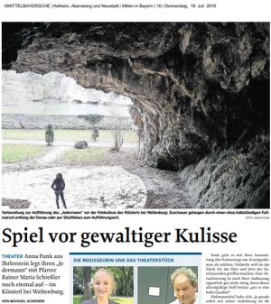 Spiel vor gewaltiger Kulisse